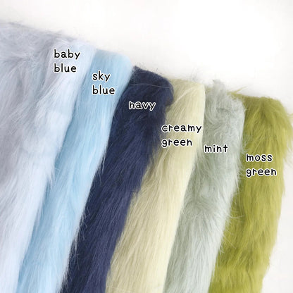 50mm Shaggy Long Pile Faux Fur B13