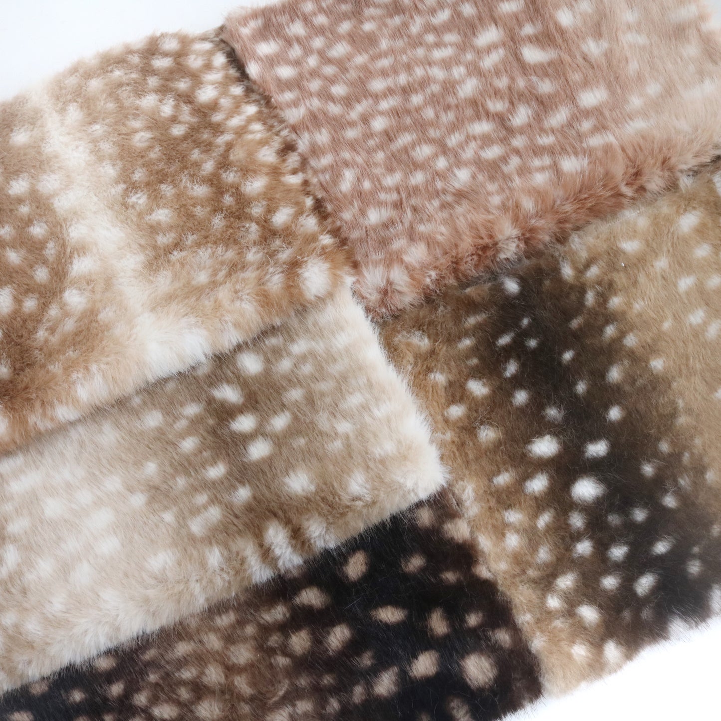 Deer/Fawn Print Faux Fur B17