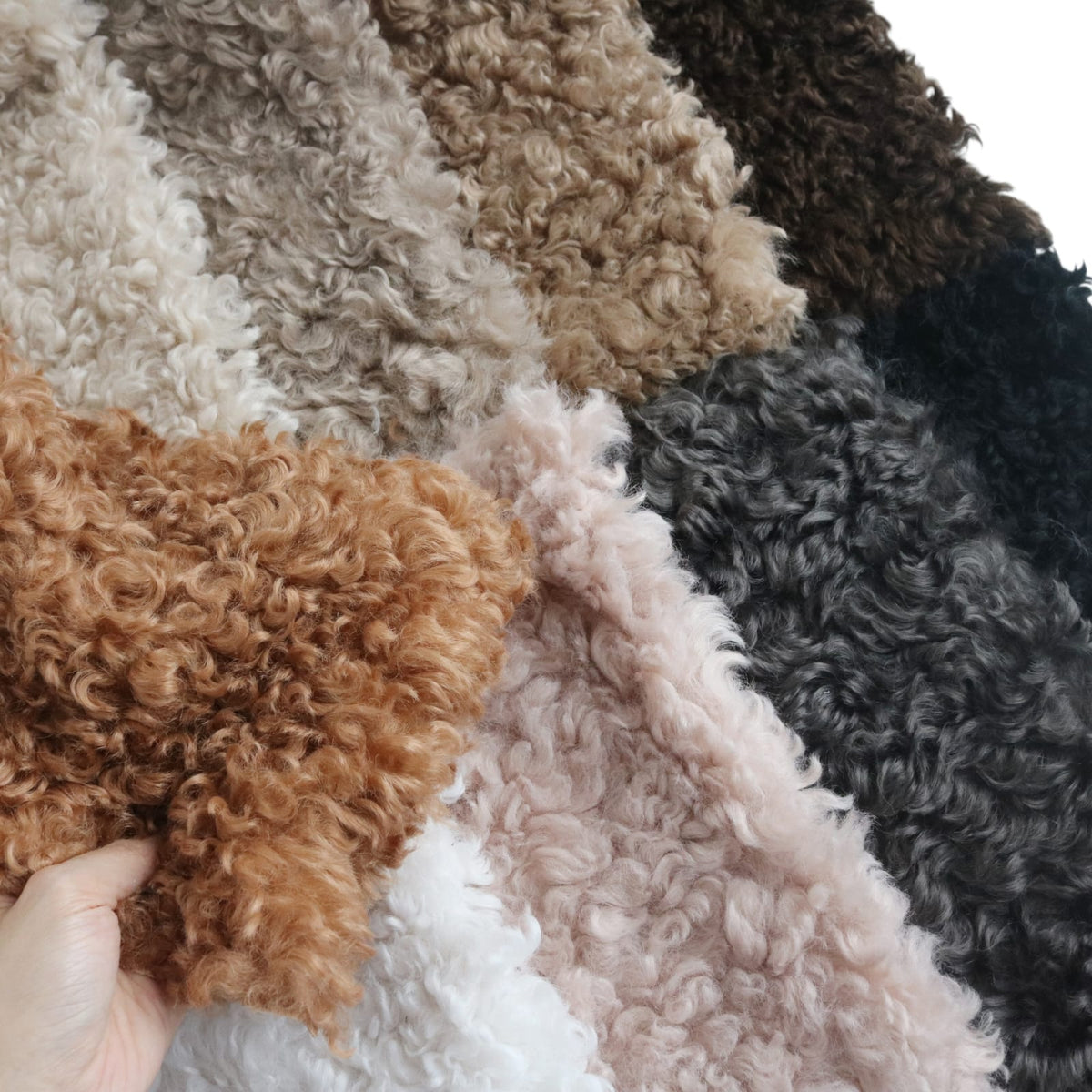 Quality Curly Faux Fur B22
