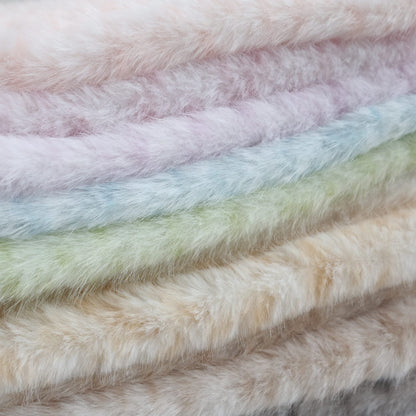 Pastel Spotted Faux Fur B23