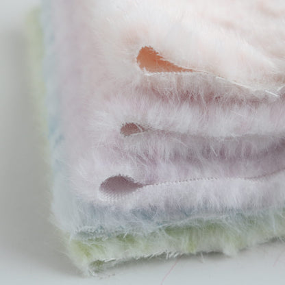 Pastel Spotted Faux Fur B23