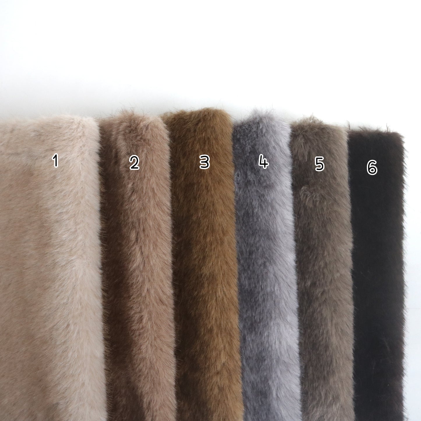 Bi-colored Faux Fur B24
