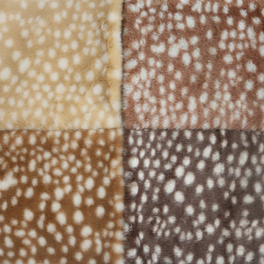 Spotted Fawn Faux Fur B25