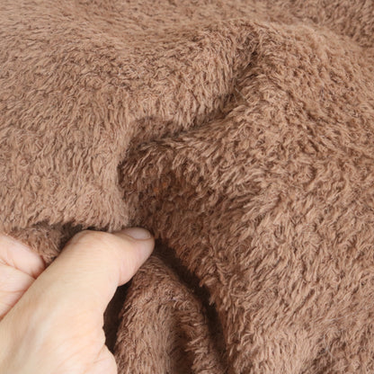 Last Piece- German Crushed Taupe Brown Viscose