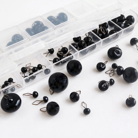 Black Glass Eyes Mix Pack