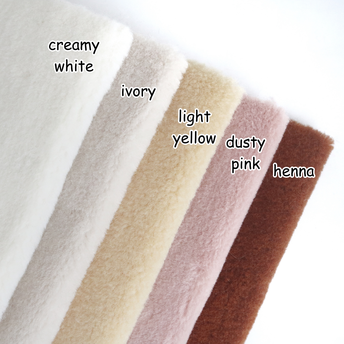 Wool Texture Mini Bear Fabric C01