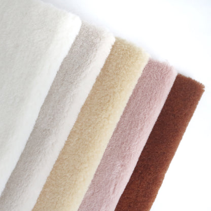 Wool Texture Mini Bear Fabric C01