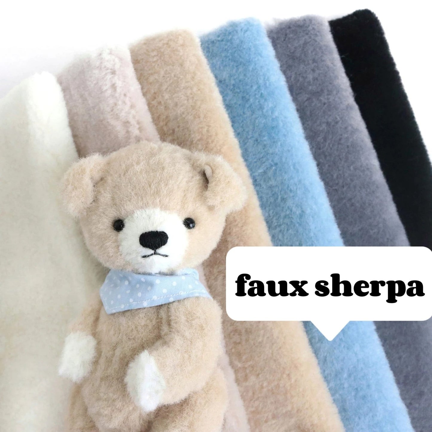 Wool Texture Faux Fur C07