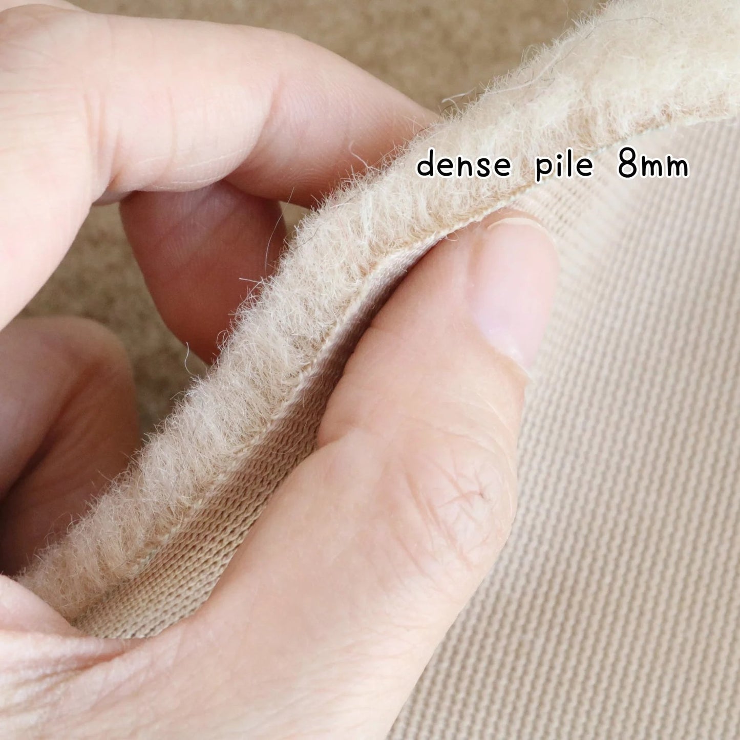Wool Texture Faux Fur C07