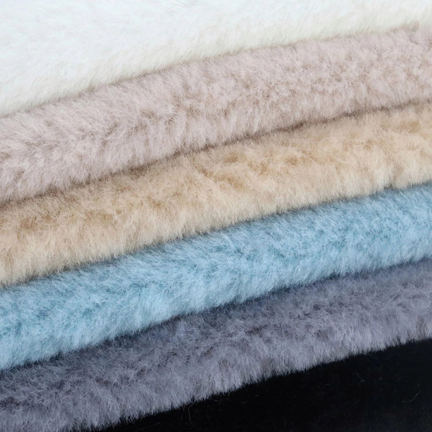 Wool Texture Faux Fur C07