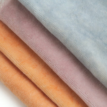 Last Piece Bundle- Hand-dyed Vintage Cotton Plush Fabric