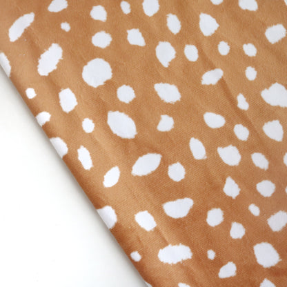 Fawn Deer Giraffe Minky Fleece Fabric M08