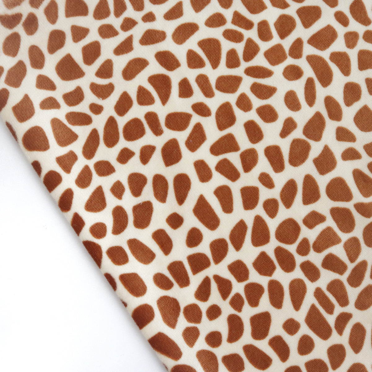 Fawn Deer Giraffe Minky Fleece Fabric M08