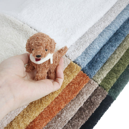 Curly Minky Fabric M08