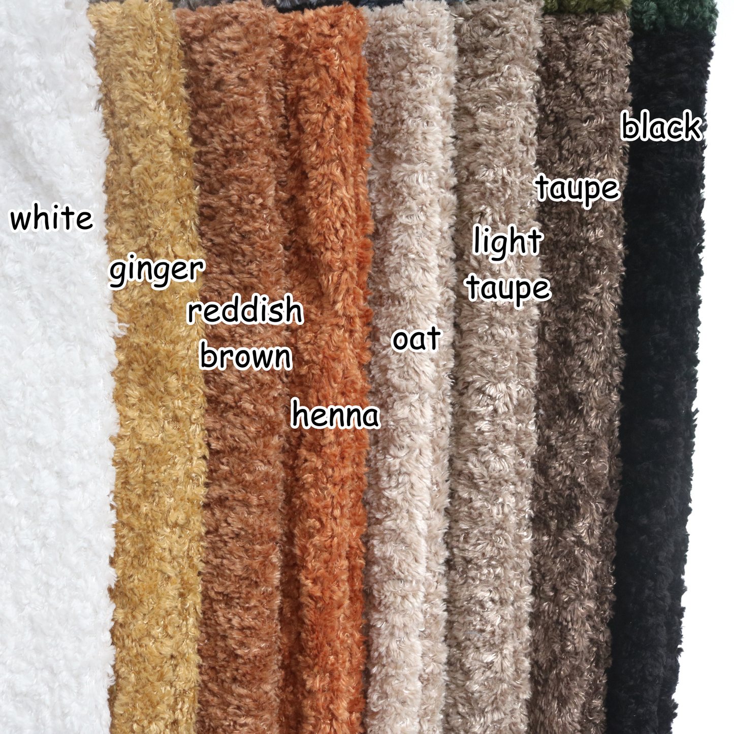 Curly Minky Fabric M08