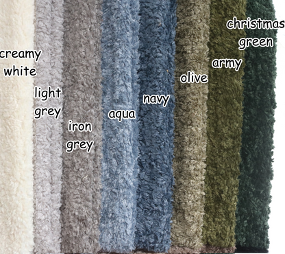 Curly Minky Fabric M08