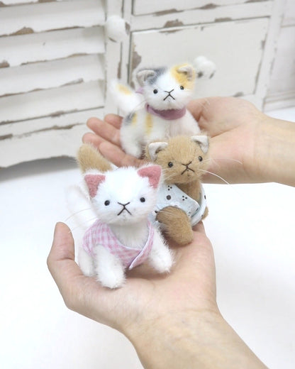 Mini Cat Plush Sewing Kit