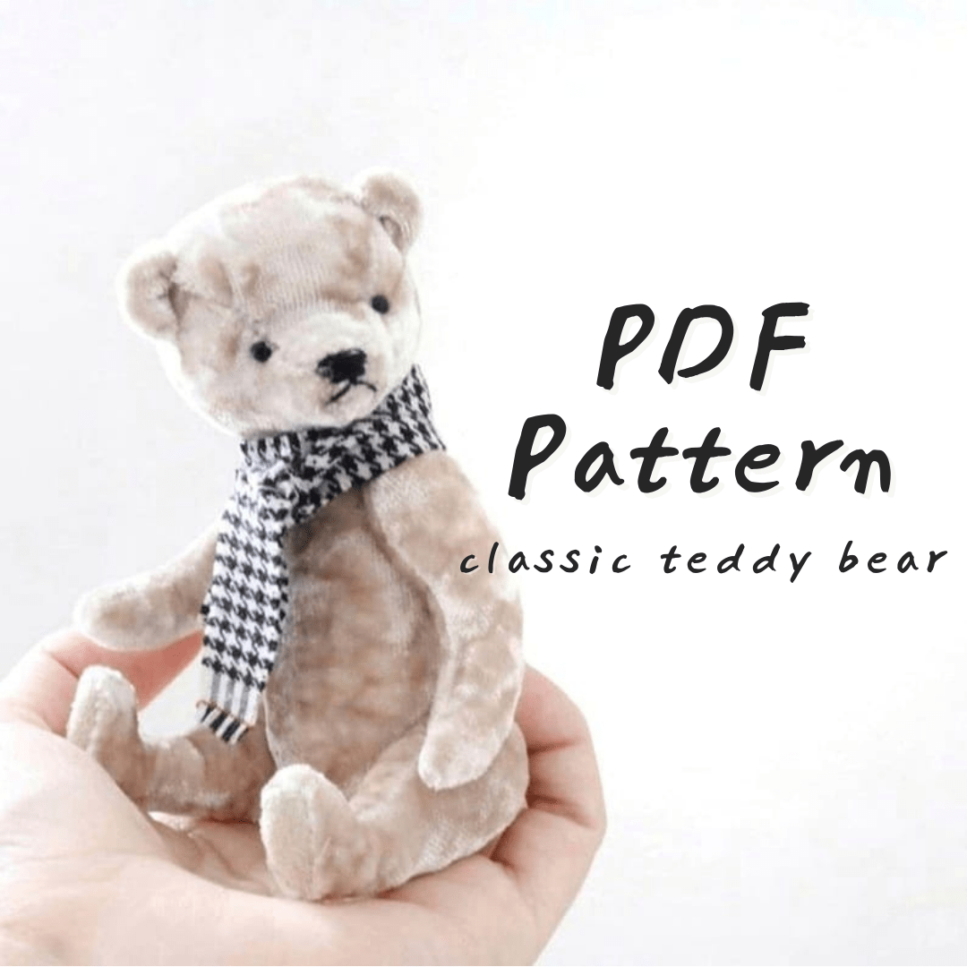 Vintage bear sewing pattern
