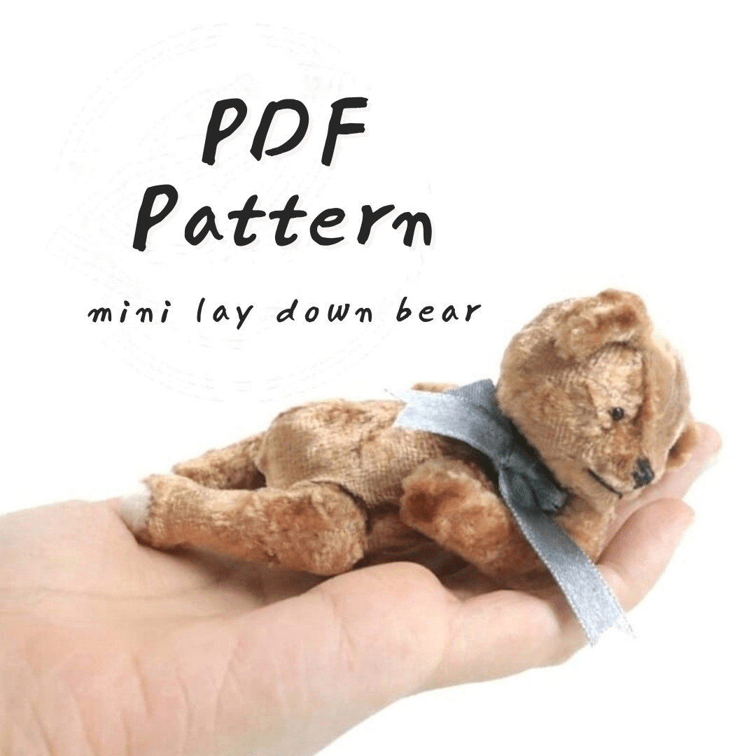 mini bear sewing pattern