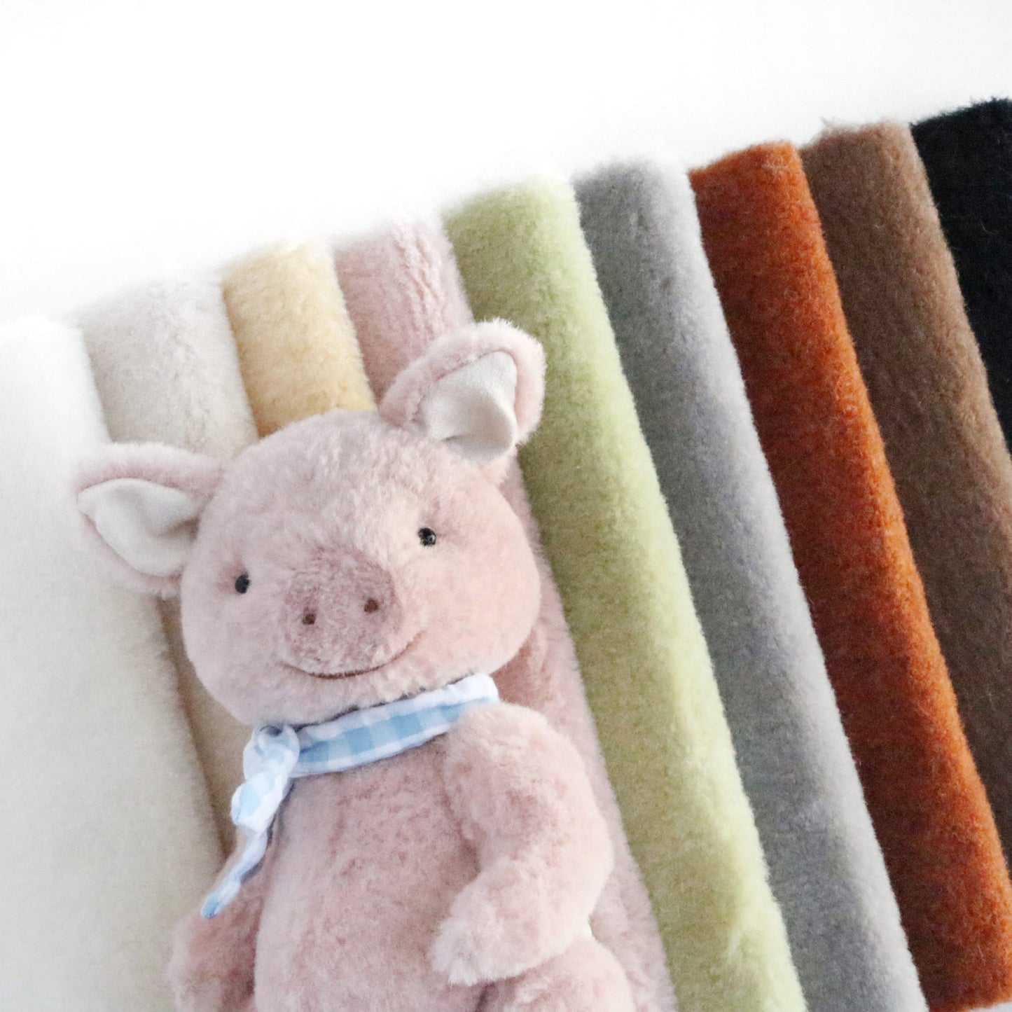 faux shepa lambwool fur fabric for stuffed animal making