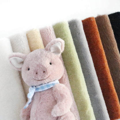 faux shepa lambwool fur fabric for stuffed animal making