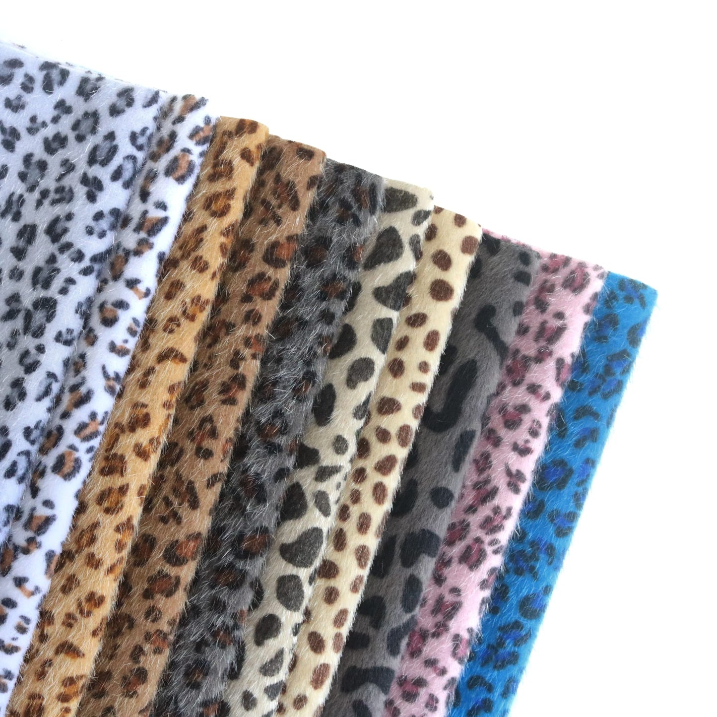leopard mini bear fabric
