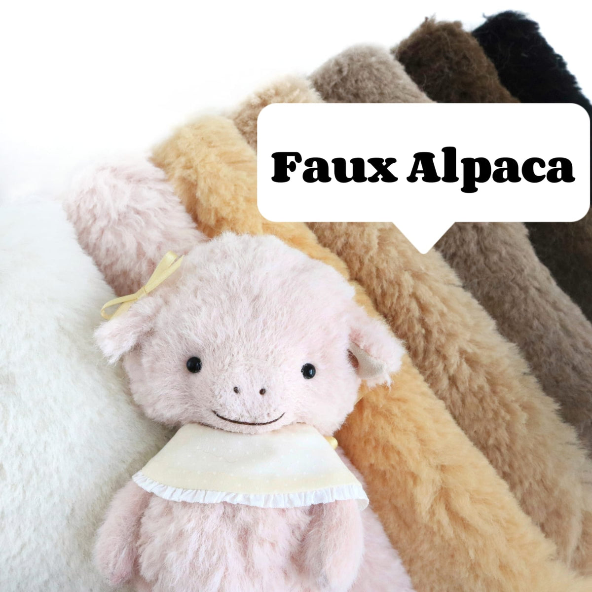 teddy bear alpaca fabric