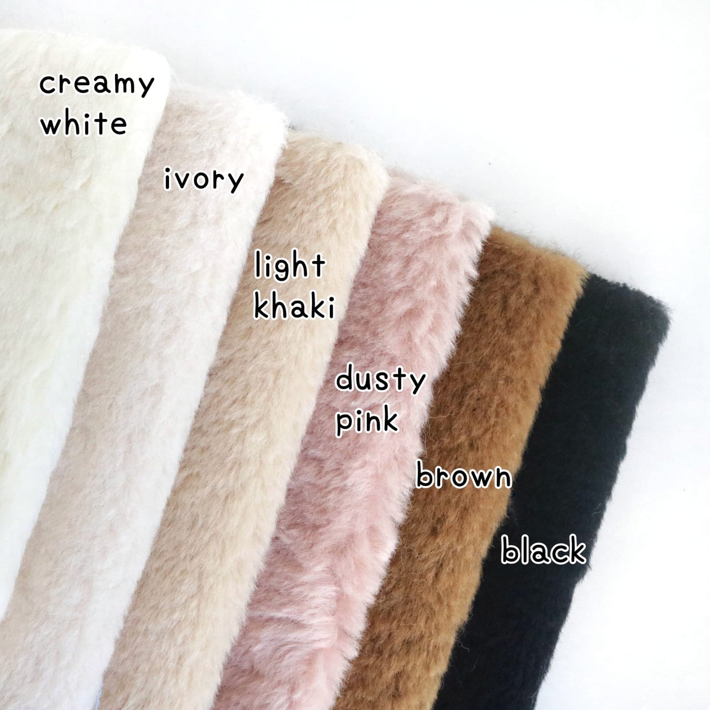 12mm Wool texture faux fur C11