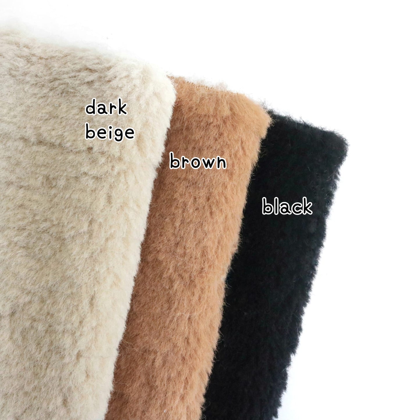 12mm faux sherpa fur fabric C12