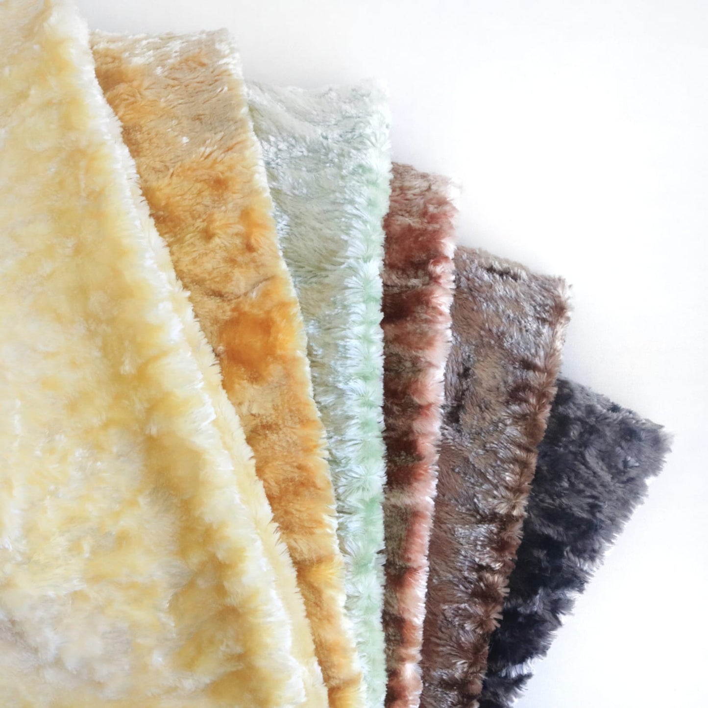 hand-dyed fluffy viscose fabric A72