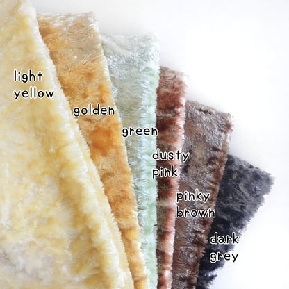 hand-dyed fluffy viscose fabric A72