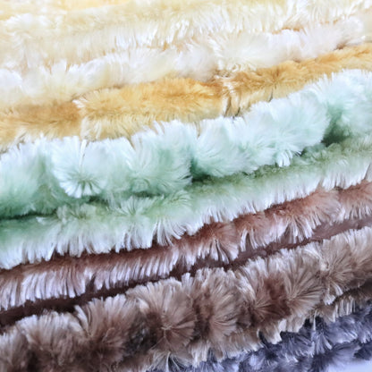 hand-dyed fluffy viscose fabric A72