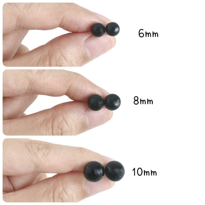Black Glass Eyes Mix Pack