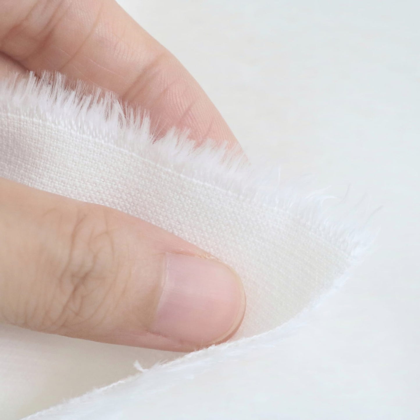 6mm white viscose fabric A48