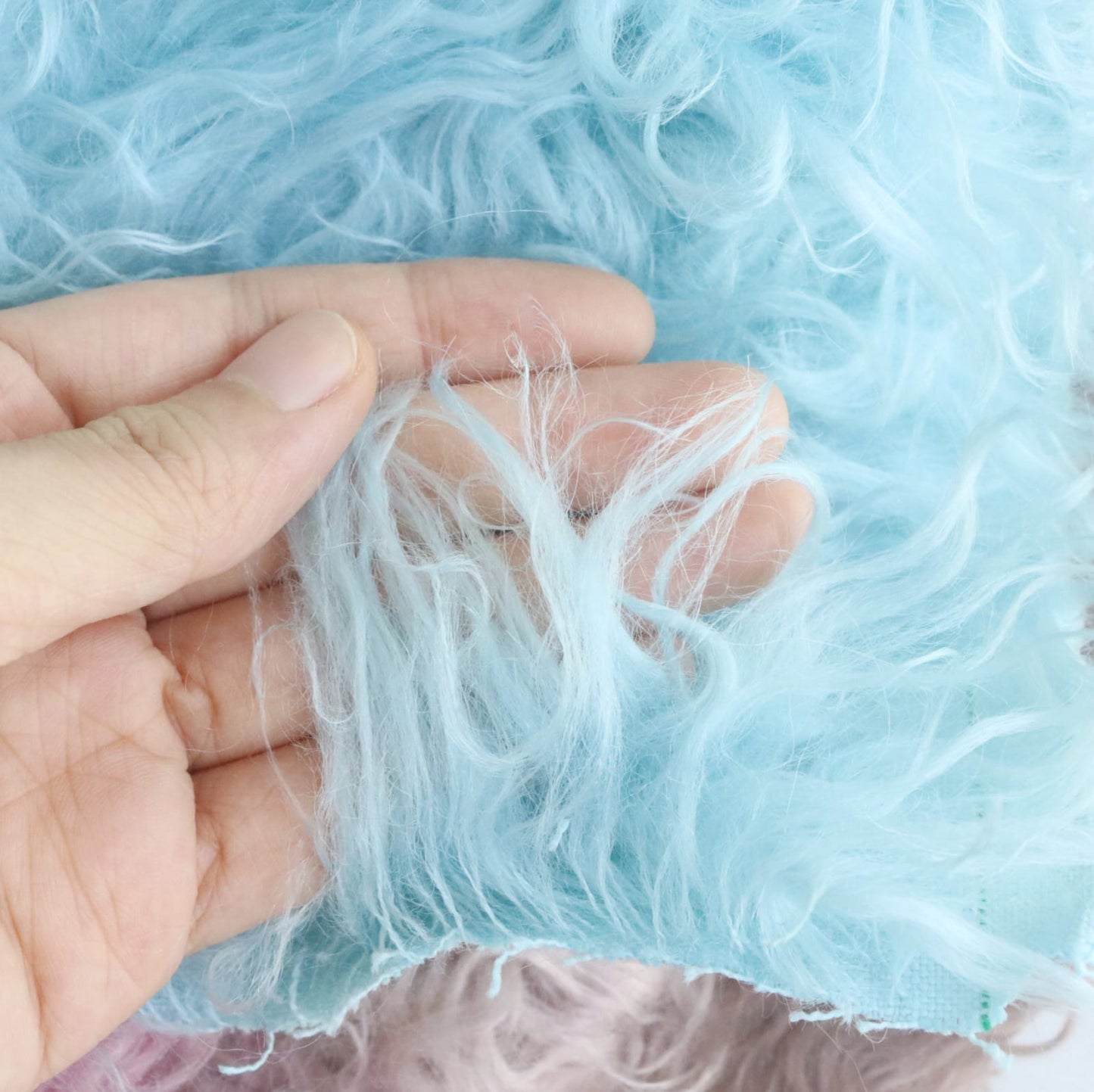 Hand-dyed Steiff Schulte mohair A77