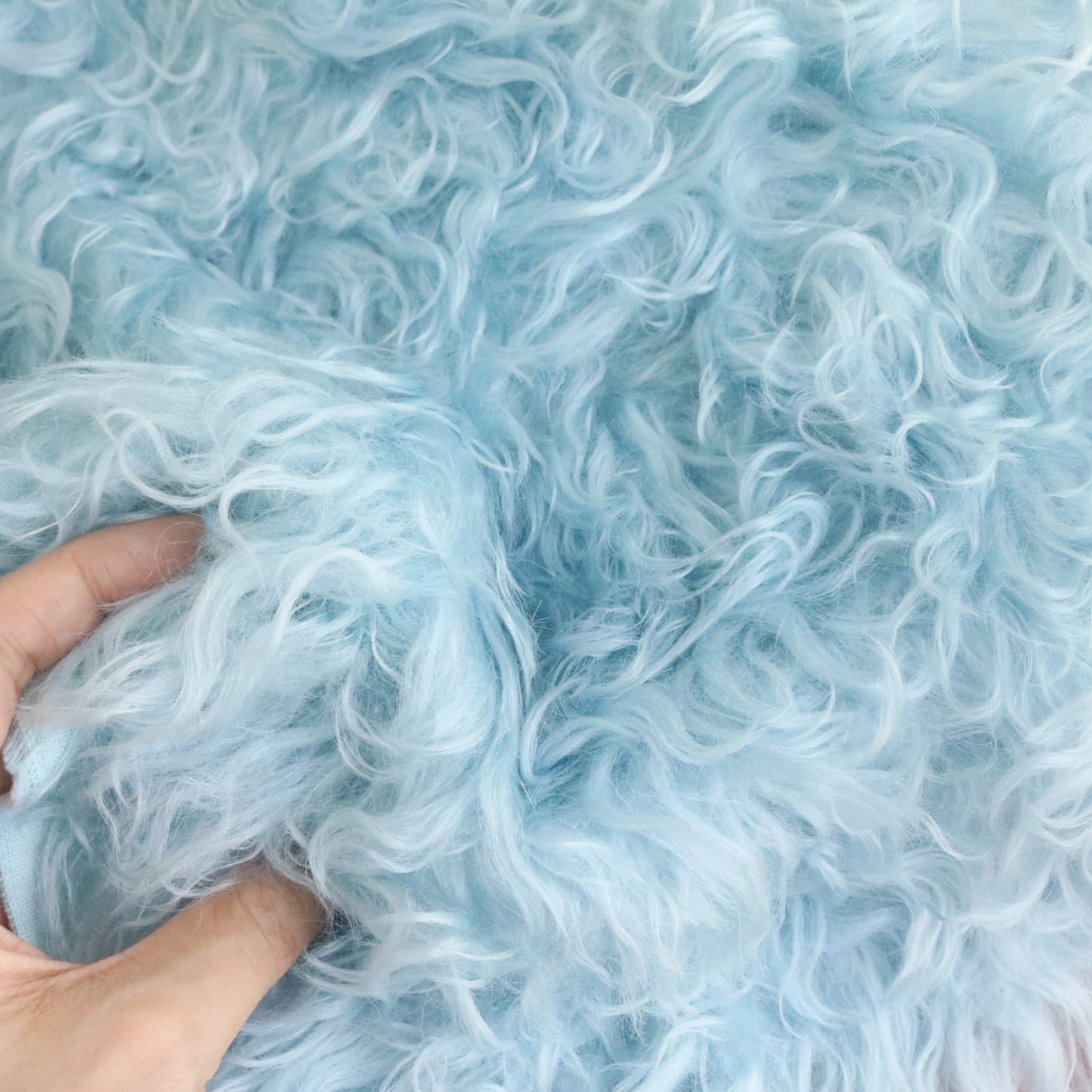 Hand-dyed Steiff Schulte mohair A77
