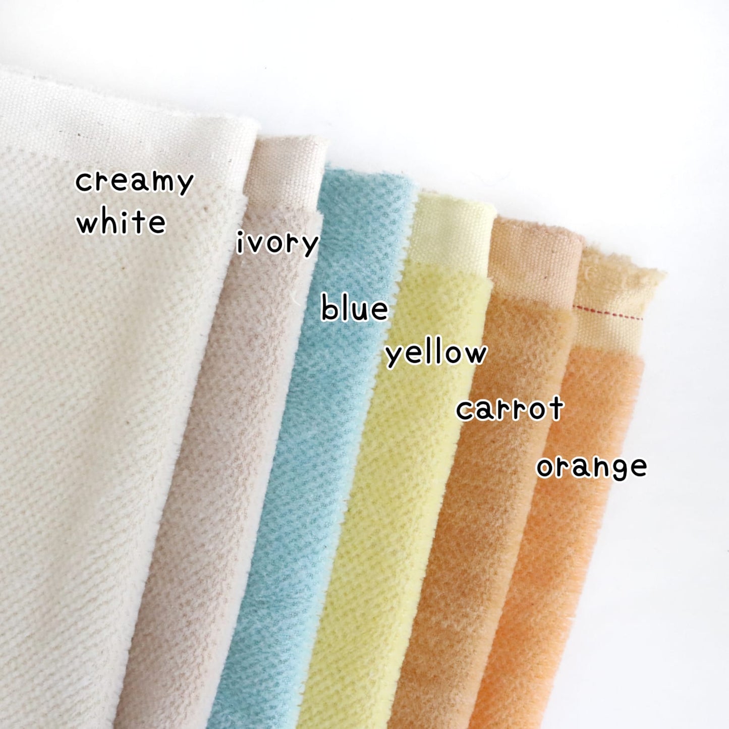 hand-dyed 3mm mini bear mohair fabric A53