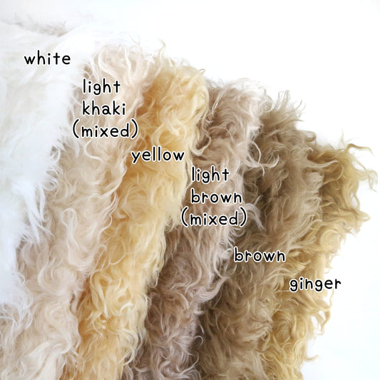 Hand-dyed Steiff Schulte mohair A77