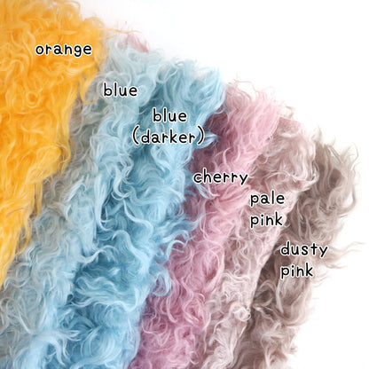 Hand-dyed Steiff Schulte mohair A77