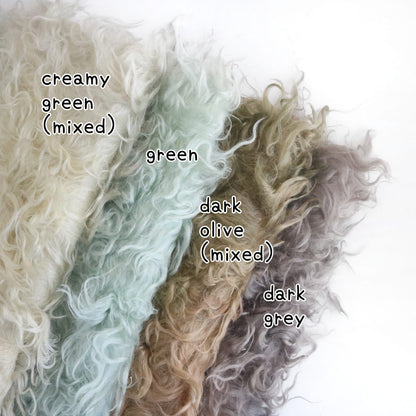 Hand-dyed Steiff Schulte mohair A77