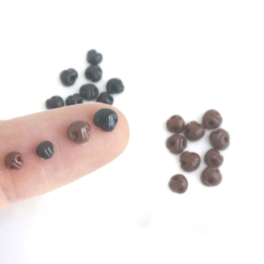 mini handmade clay nose