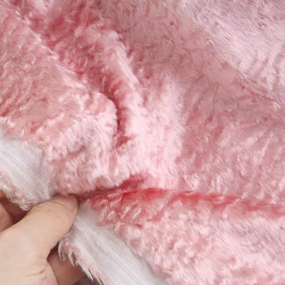 Curly viscose fabric for teddy bear A38