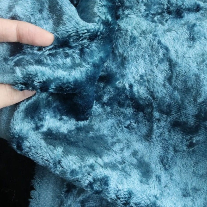 Fuzzy Shiny Viscose Fabric A33