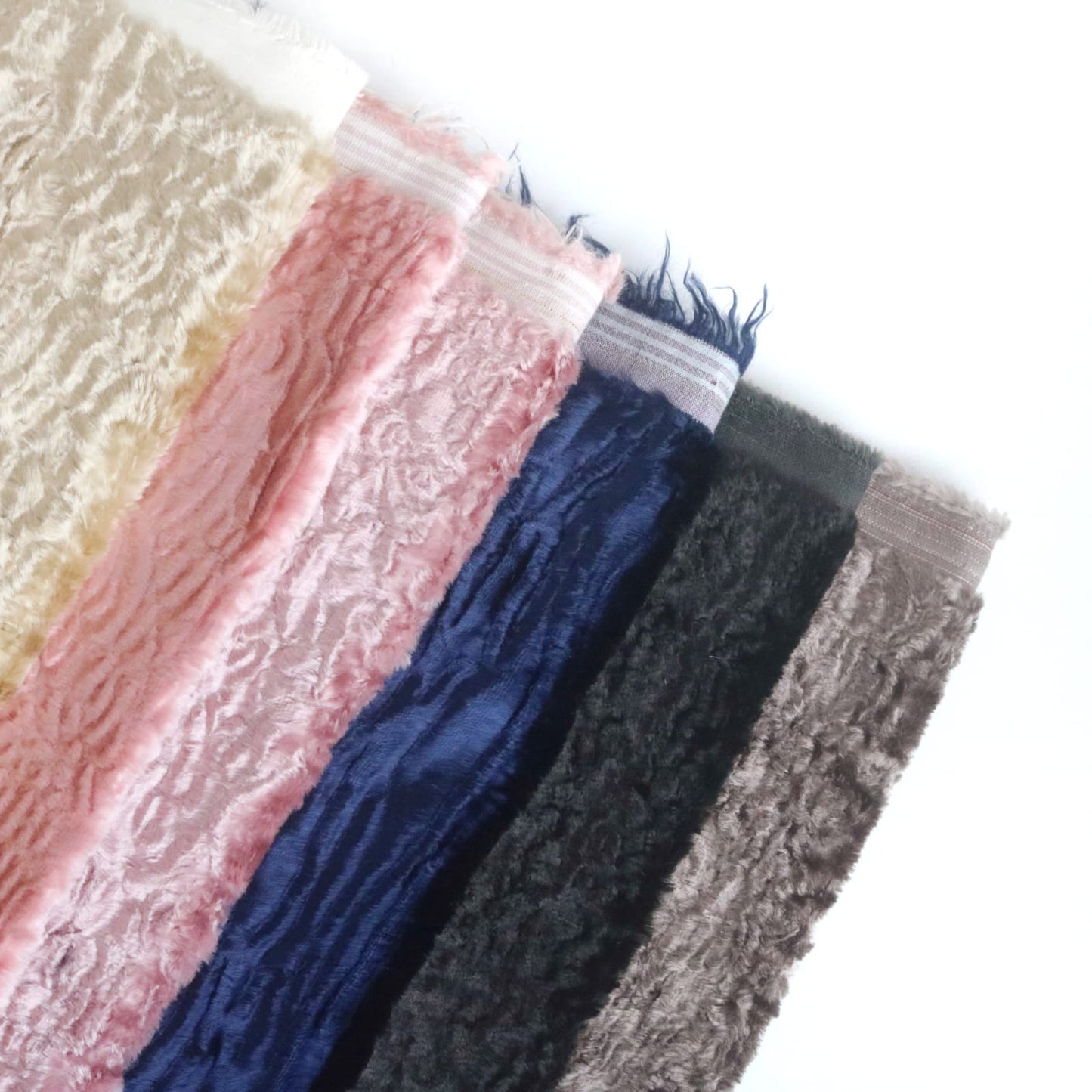 Curly viscose fabric for teddy bear A38