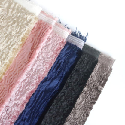 Curly viscose fabric for teddy bear A38