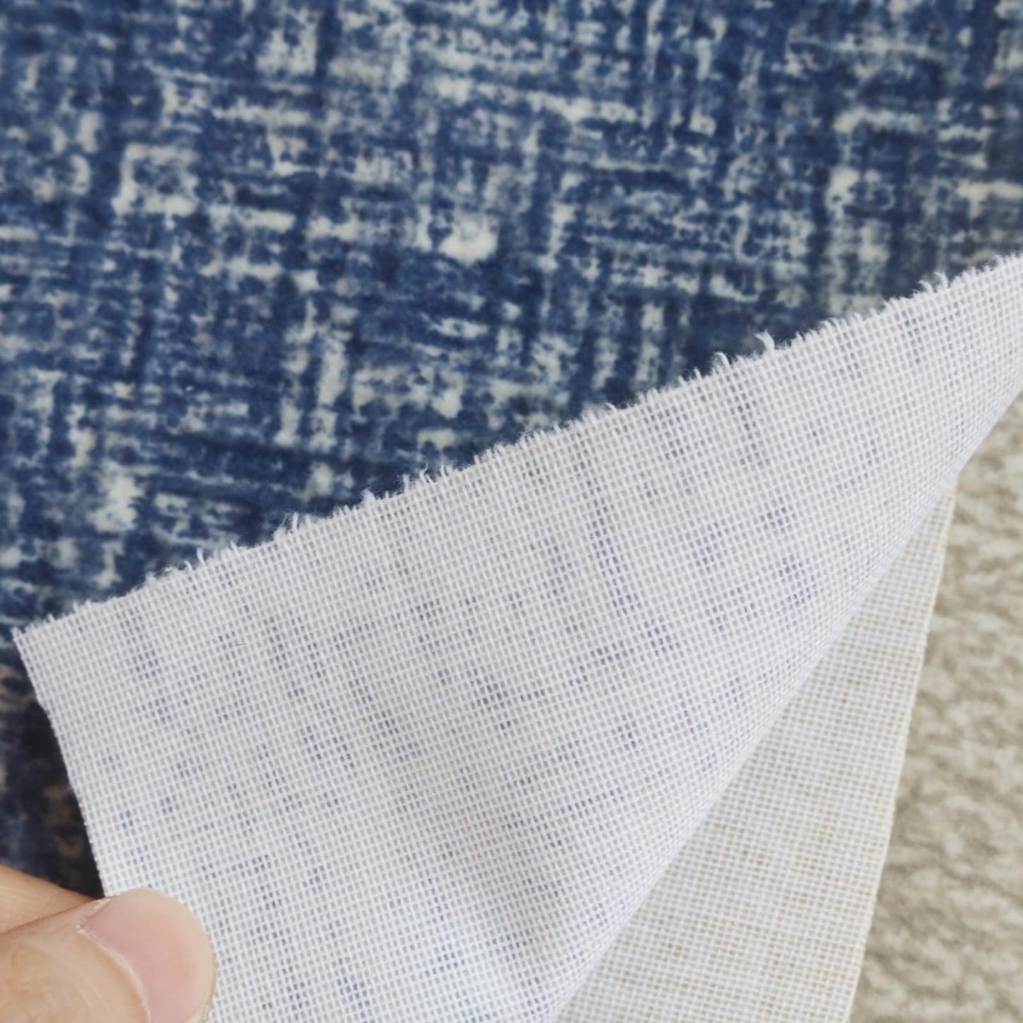 mini bear fabric on grid backing A28
