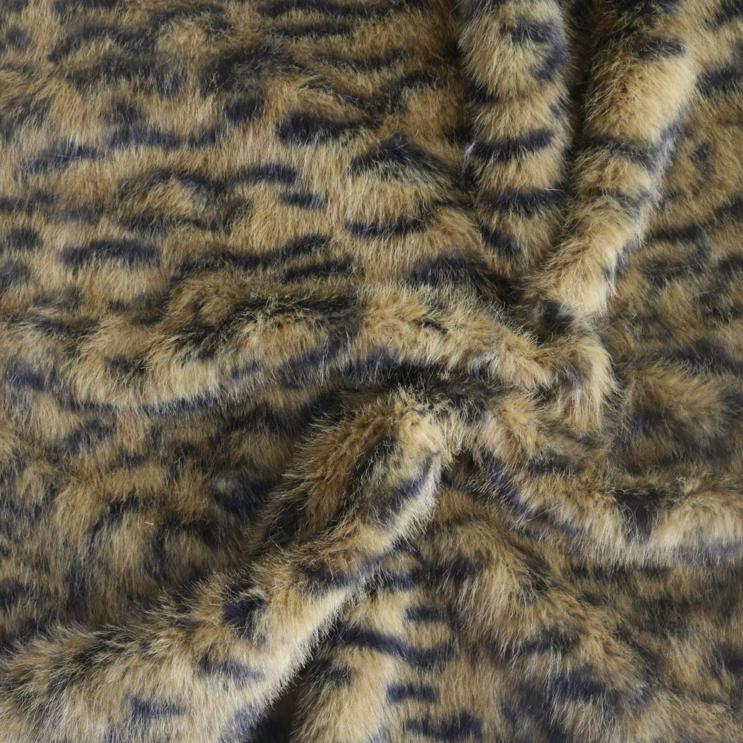 Tabby Cat Print Faux Fur B18