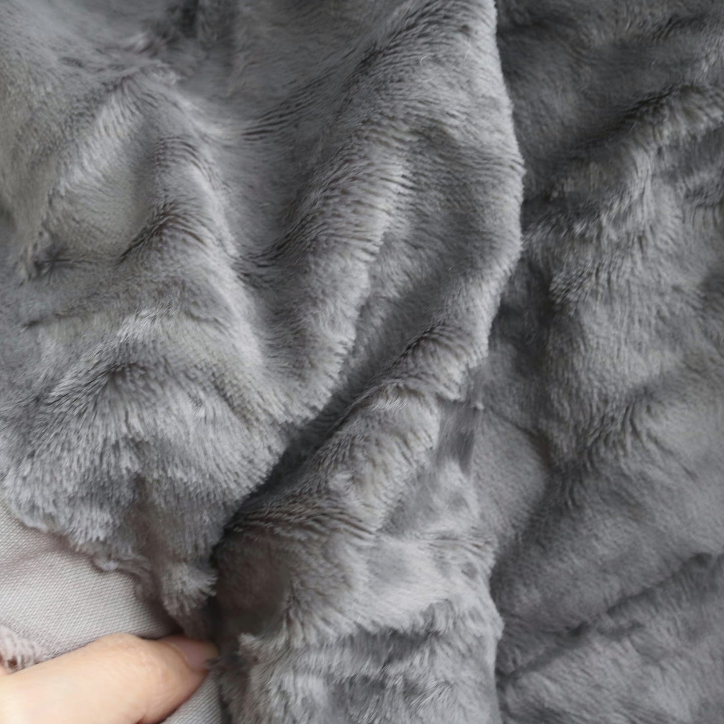 grey viscose fabric for teddy bear