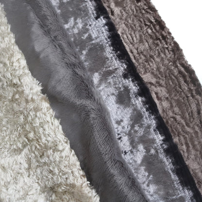 grey viscose fabric for teddy bear
