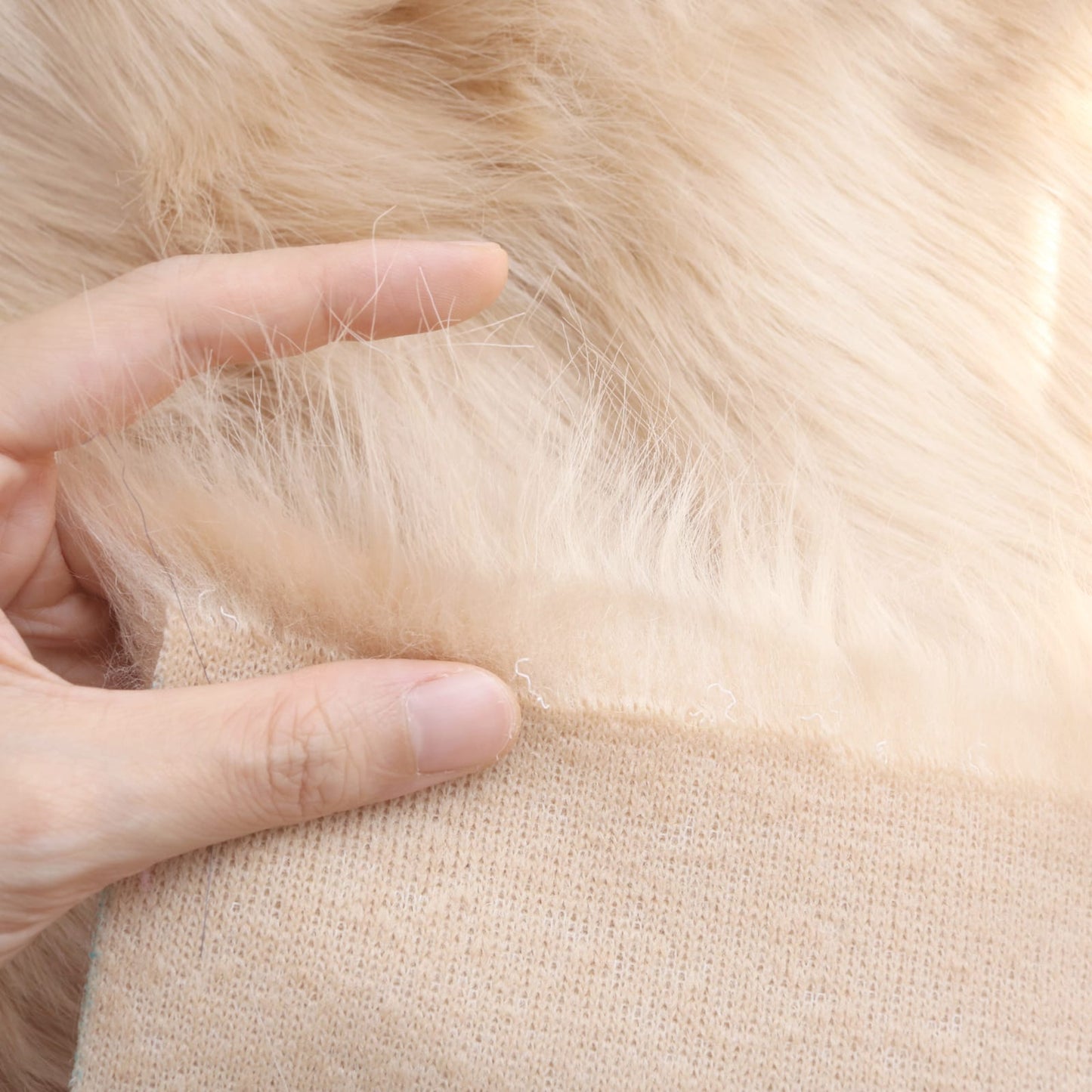 Blonde Long Pile Faux Fur B13